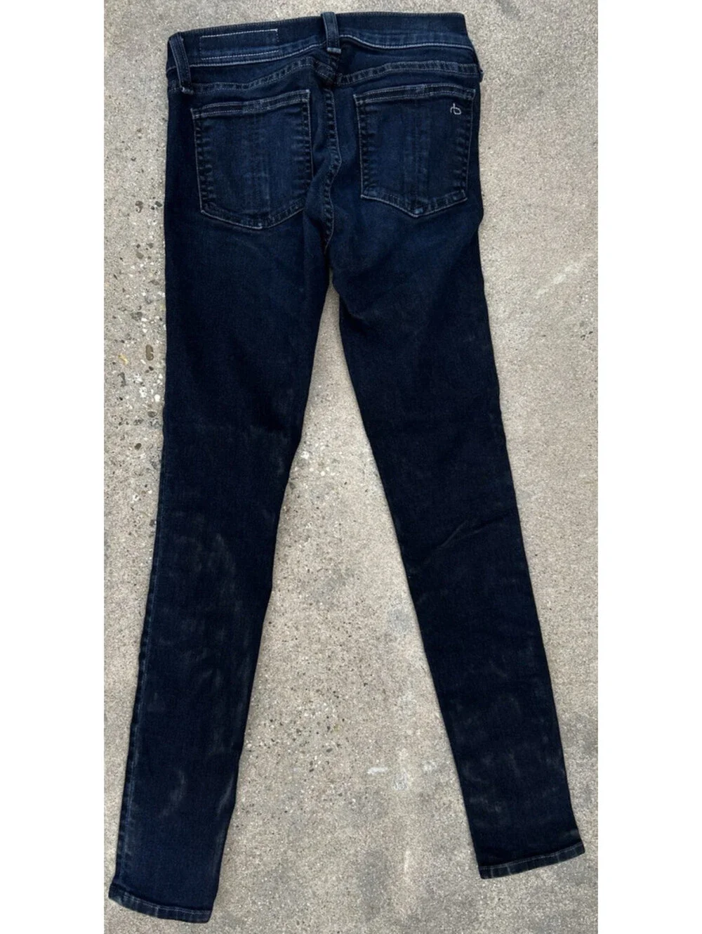 Rag & Bone Jeans Women 25W x 26L Skinny Dark Blue Wash